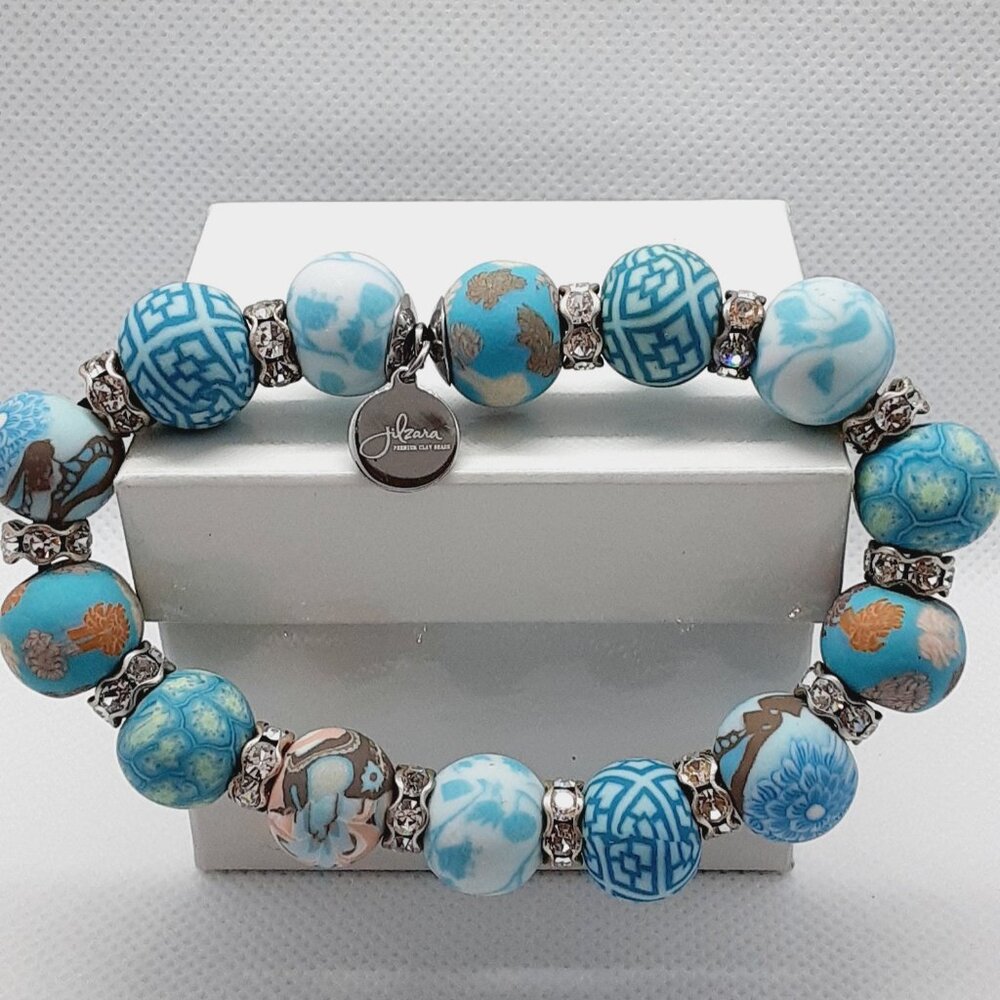 HOST PICK!!  New Jilzara polymer premium clay beaded bracelet - Picture 2 of 8